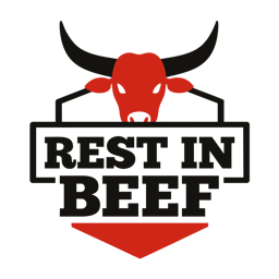 REST IN BEEF logo.